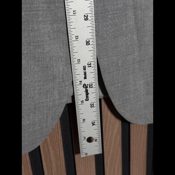 Banana Republic Blazer 44 Long Mens Gray Heather Tailored Slim Fit 2 Button Coat - Picture 6 of 11